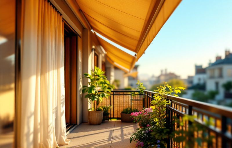 Jak osłonić balkon w bloku od słońca? Sprawdź skuteczne metody!